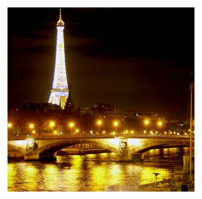 Eiffel Tower and Pont Alexandre III