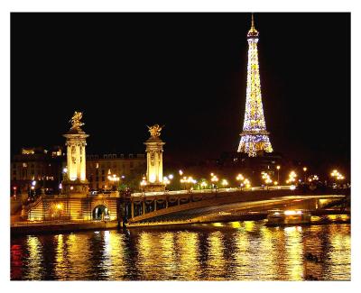 Eiffel and Pont Alexandre III