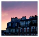 Sunset over Montmartre