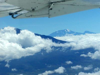 Mt Meru and Kilimanjaro