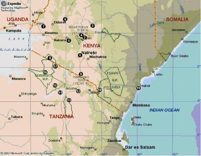 Kenya & Tanzania Itinerary