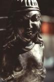 Silver woman figurine