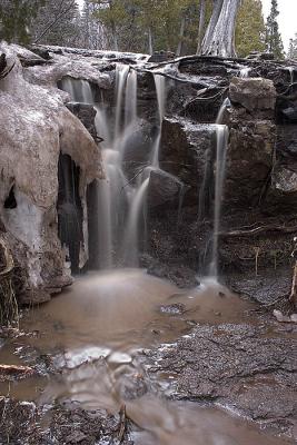 Spring thaw at Gooseberry Falls