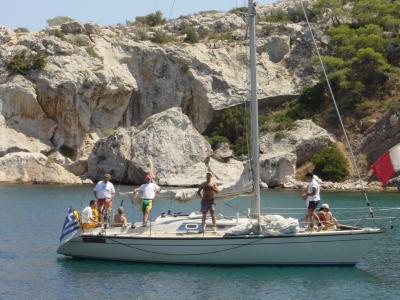 2002-07: Sailing in the Saronic gulf