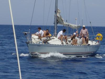 Approaching Aegina