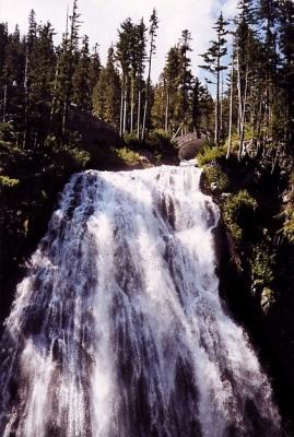 Narada Falls from below (Scanned Print)