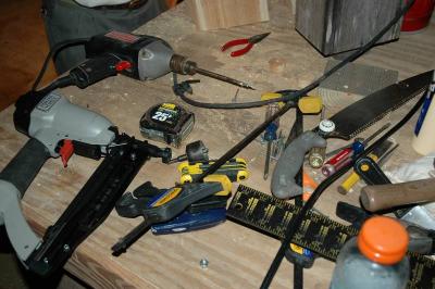 A real man's work bench