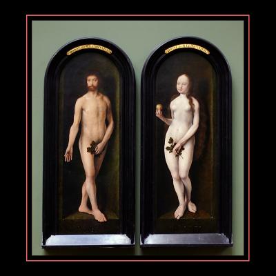 Adam et Eve (1455) par Joos VAN CLEVE