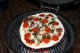 In the oven.