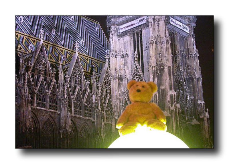 Stephansdom at night