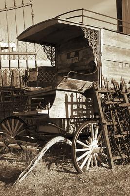 Old Wagon Sepia