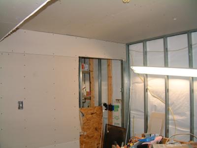 One wall and closet to finish