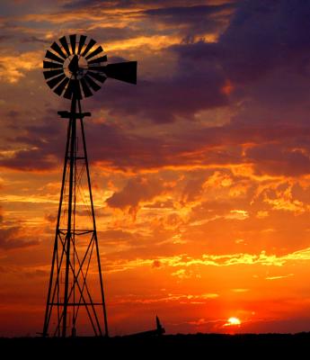 Windmill Sunset 3