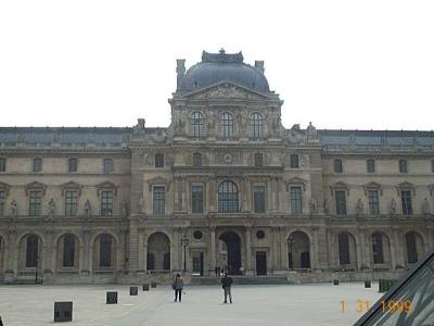 Courtyard at the Louvre