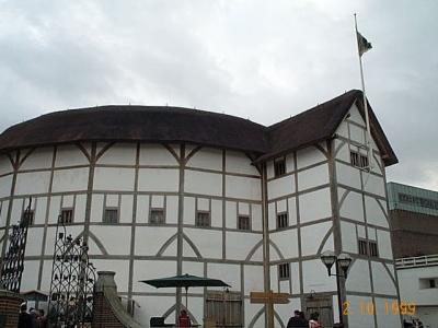 The remodeled Globe Theater