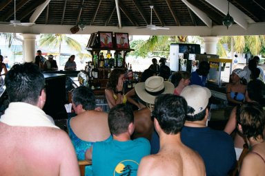 Watching mixology class