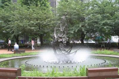 Fountain in Hibiya Park, Tokyo