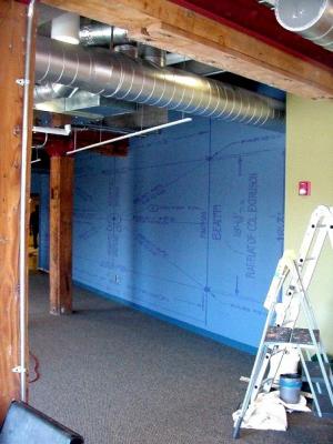 Blueprint Mural