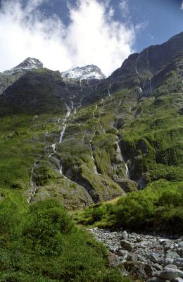 waterfalls from way on high