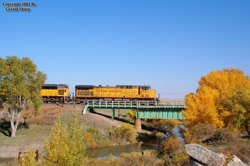 UP 6787 South At Carr, Colorado