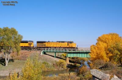 UP 6787 South At Carr, Colorado