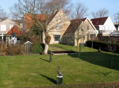 Dorpsstraat: achtertuinen