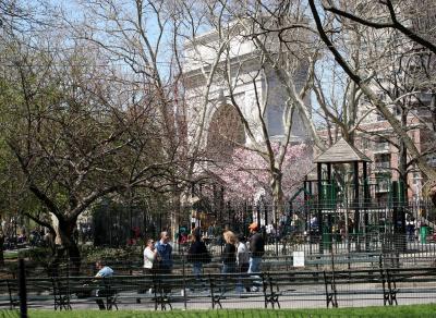 Springtime in Washington Square Park