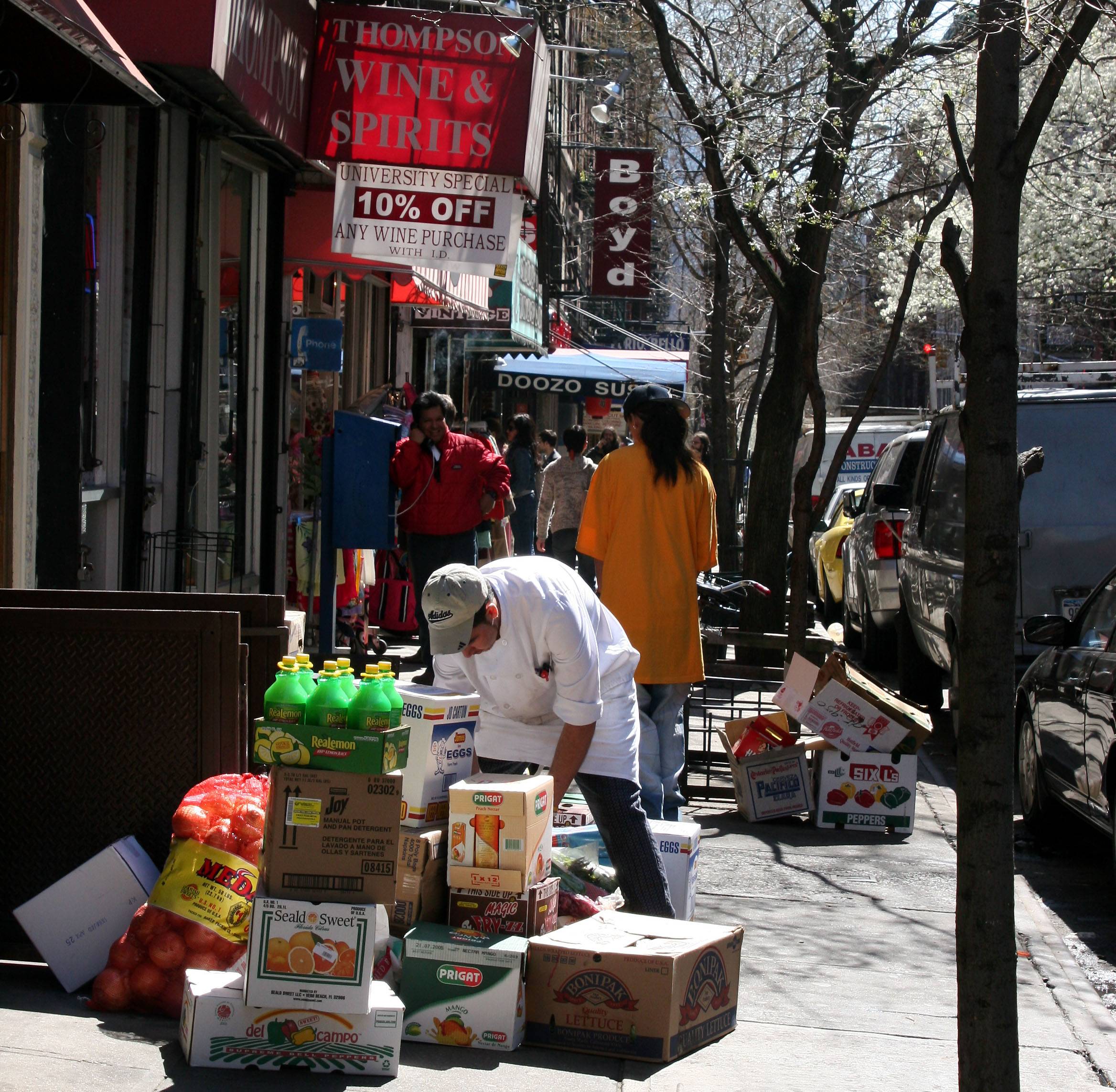 Restaurant Provisions on Thompson Street near 3rd Street
