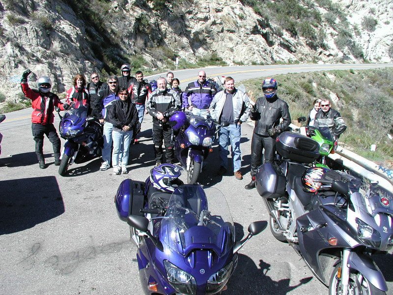 Break stop on Sand Canyon