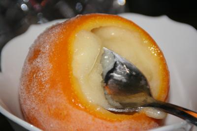 orange cream sorbet