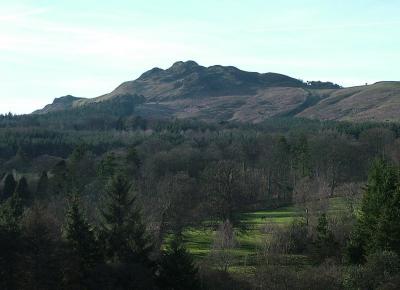 Ruberslaw from the Bedrule War Memorial.jpg
