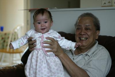 Ava & Grandpa Yam