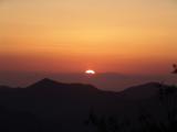 Sun rise at Moak Mountain.