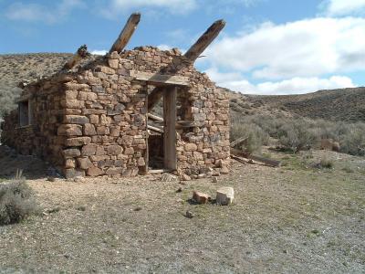 Old homestead somewhere in Nevada. Nobody was home.