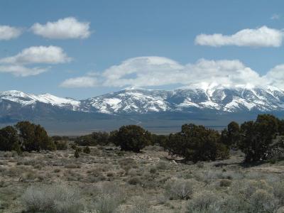 If you look closely you can see where the highway weaves its way up the mountains.