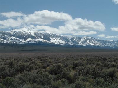 Where desert meets mountains.