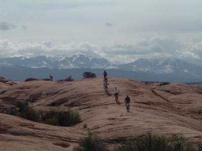 Riders on the trail