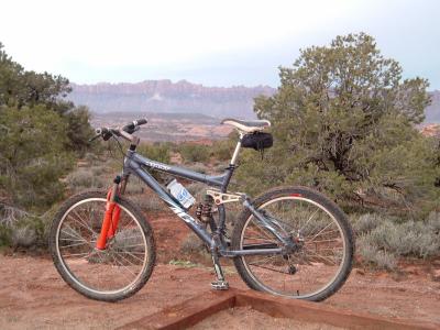 Bike just before the ride