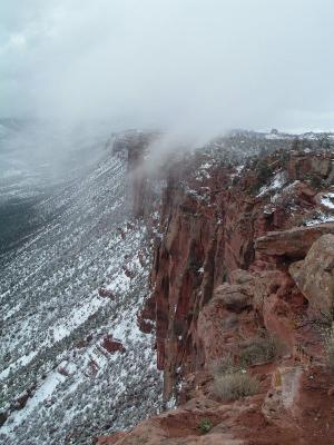 Porcupine Rim with winds blowing