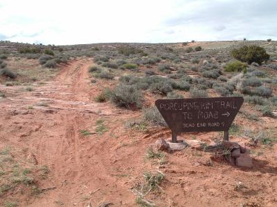 Trail sign