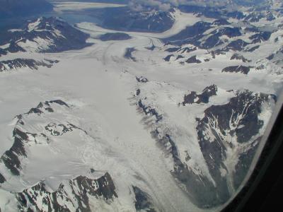 En route to Anchorage, Northwest Air, First Class :)
