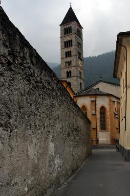 Church wall Poschiavo