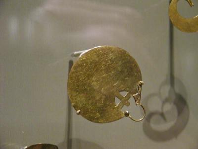 golden earring:  Cuna Indians still wear these