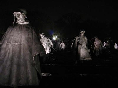 Night Patrol:  Korean War Memorial