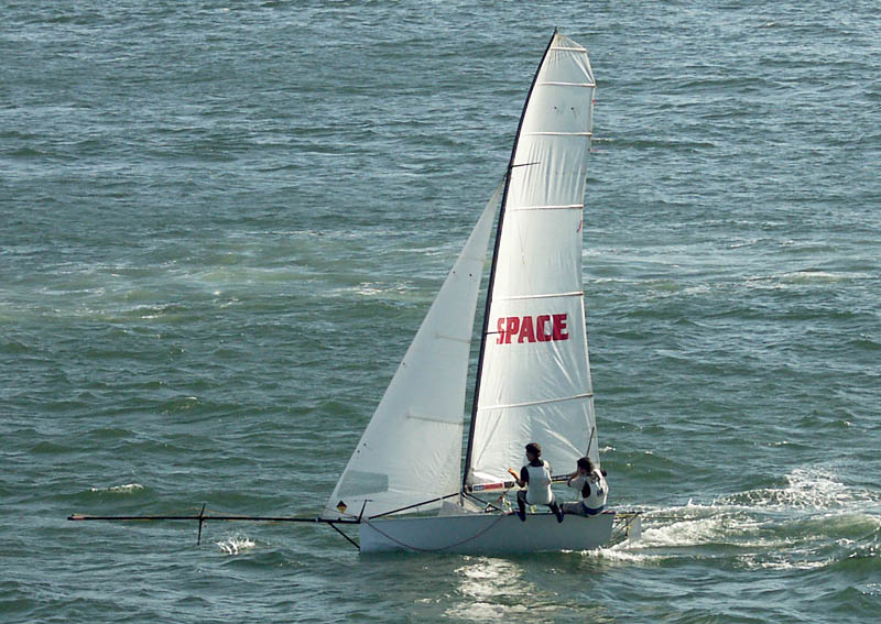 Sailing again, but minus one hat