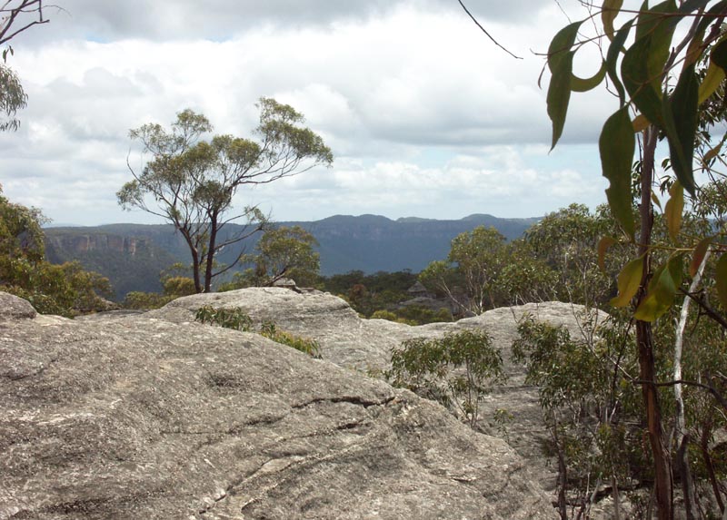 View north over the Wolgan Valley