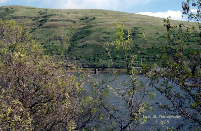 Railroad Bridge on the Clearwater River<br>April 28