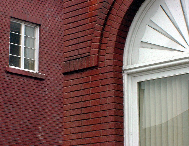 windows and brick
