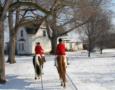 Hunting at Hill 'n Hound Farm January 30th