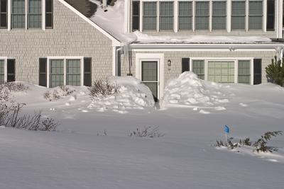 Drifts up to the windows